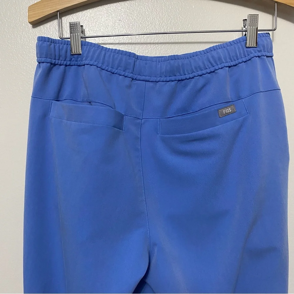 FIGS FIONx Tansen™ Jogger Scrub Pant Blue Healthcare Career Wear Size Small